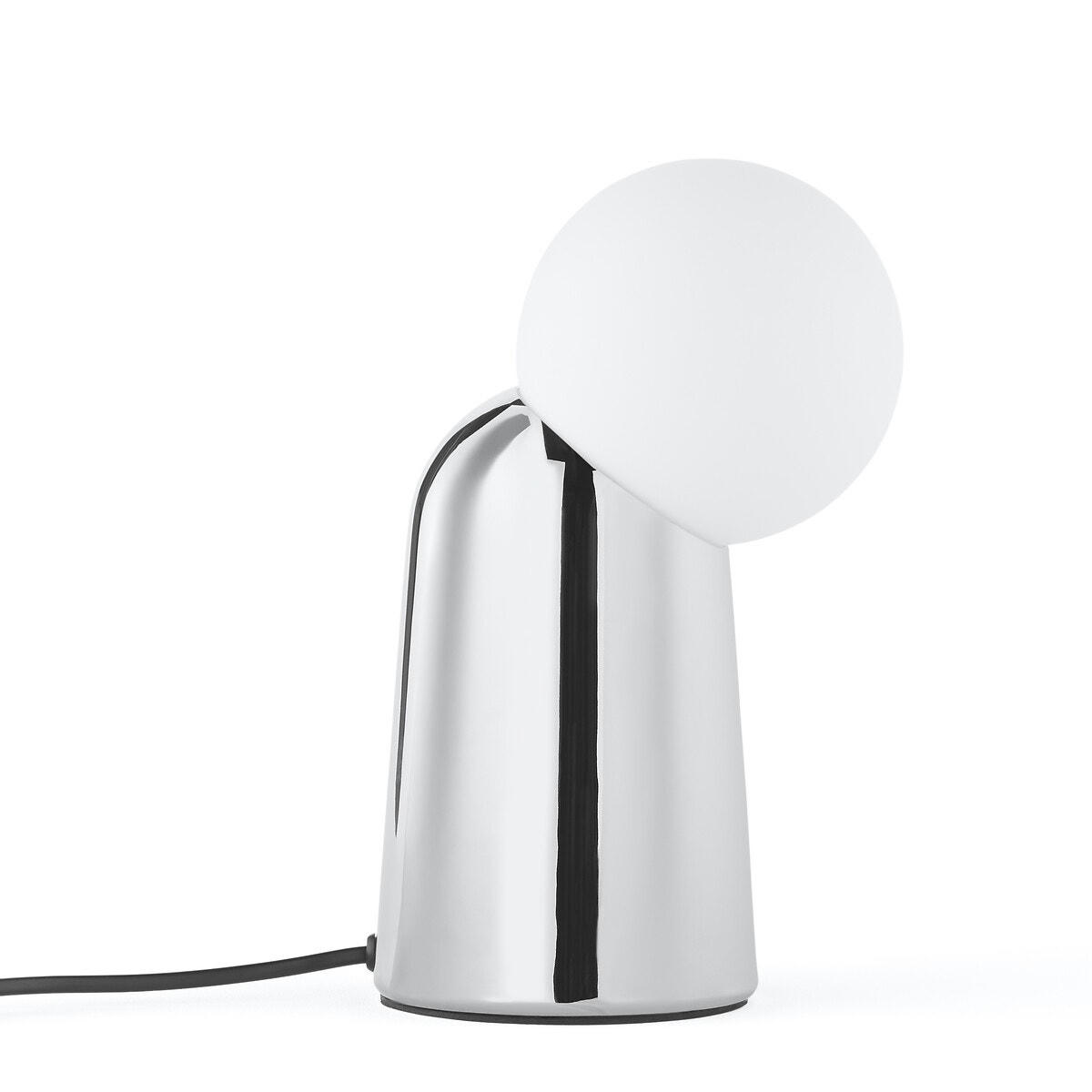 Lampe à poser verre opaline, Bolado