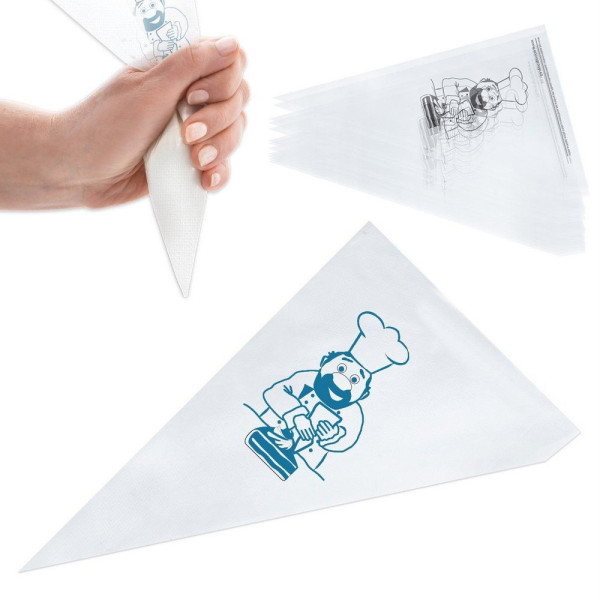 Rękaw cukierniczy dekorator do kremu masy 39,5 cm 20 szt.
