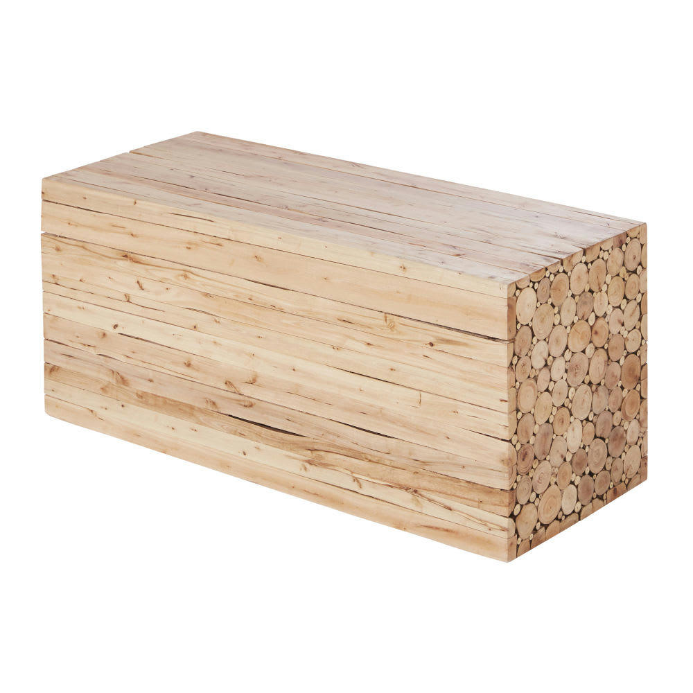 MAARA - Bout de canapé en bois de d'eucalyptus
