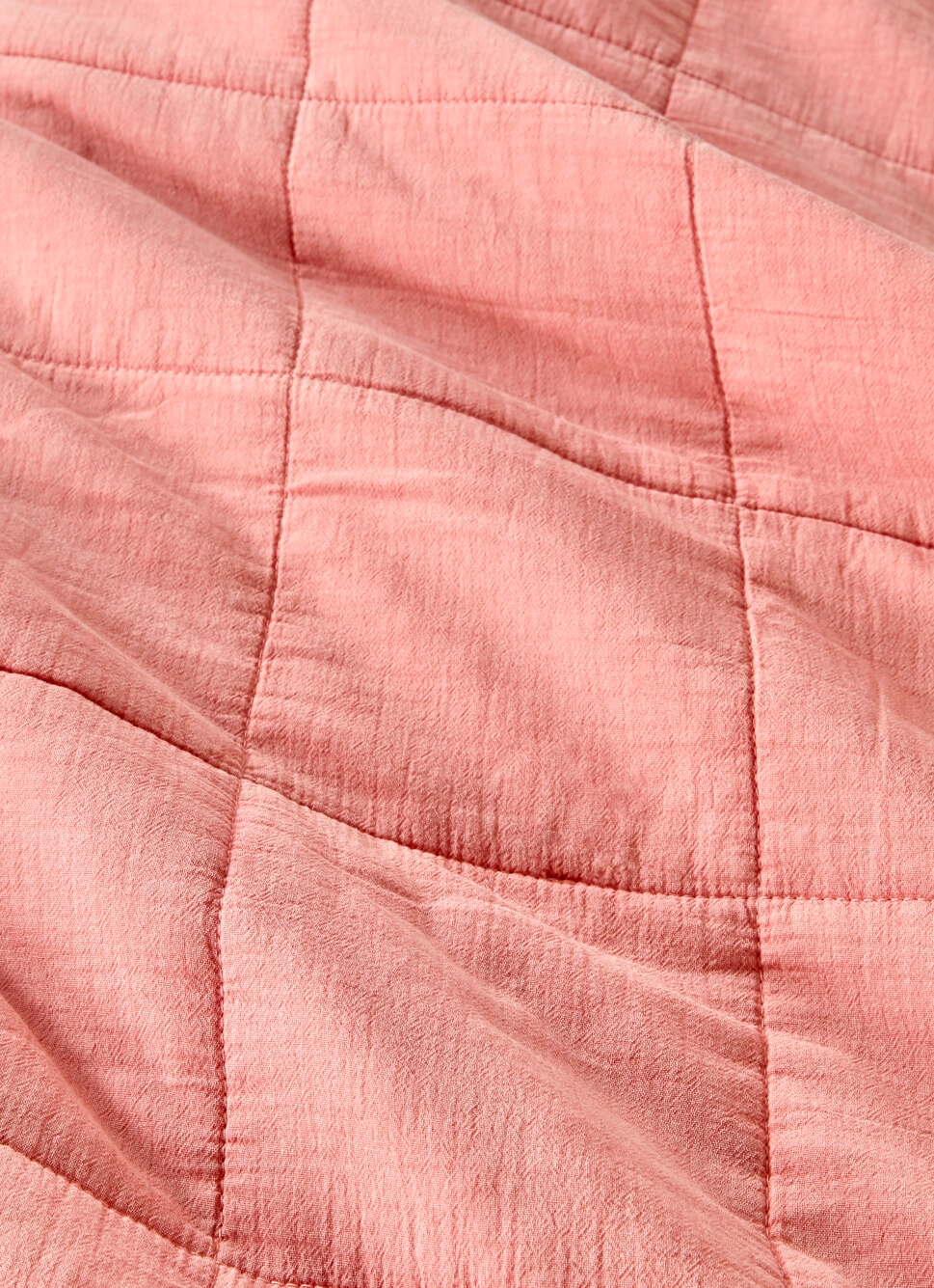 COUVRE-LIT MATELASSÉ UNI ROSE