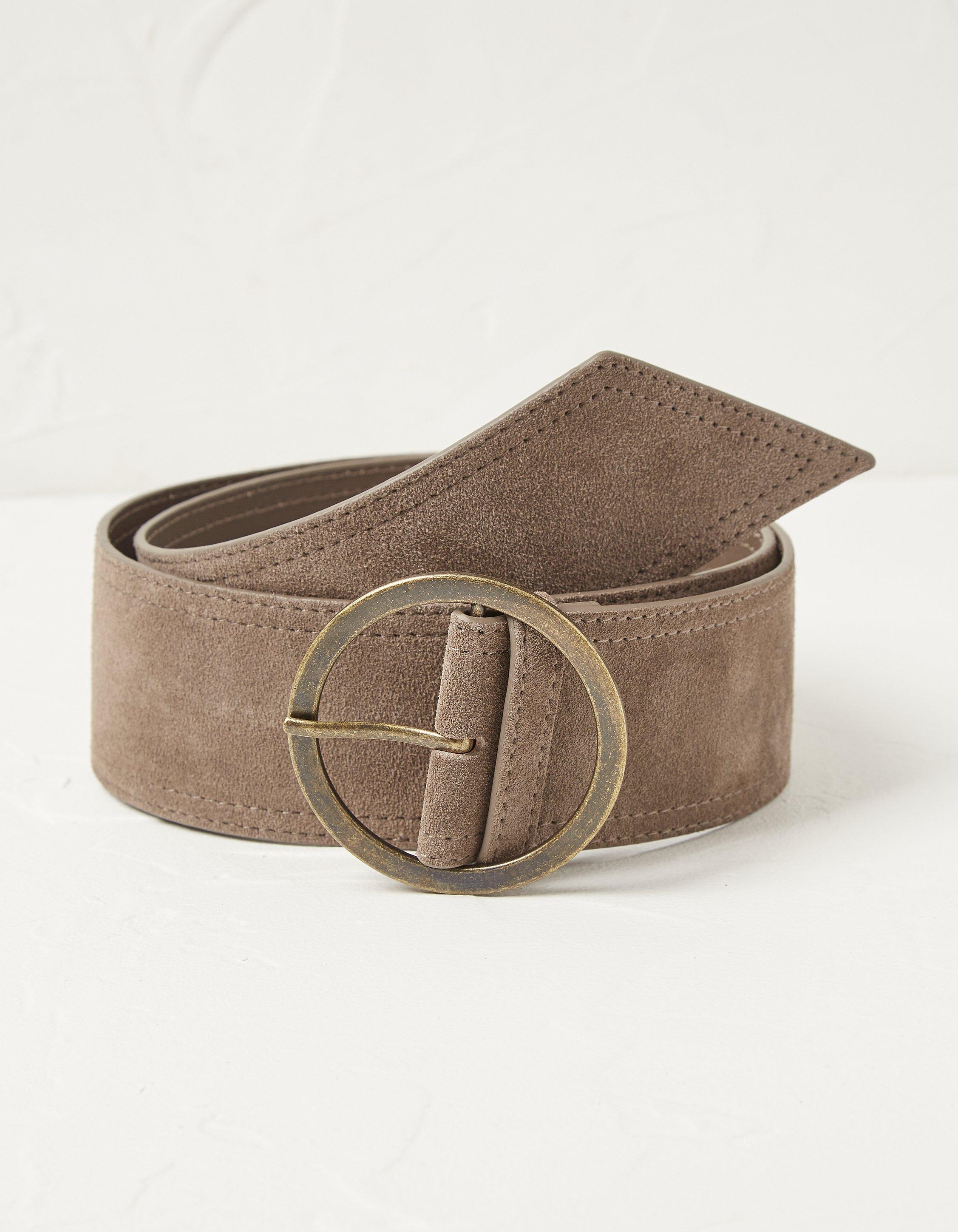Wide Suede Belt