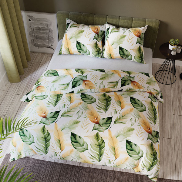 OLIVE Komplet pościeli z bawełny satynowej 220x200