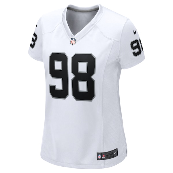 Maxx Crosby Las Vegas Raiders Nike Women's  Game Jersey -  White