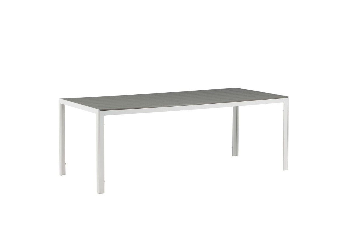 Rebellenclub Rechthoekige Tuintafel Argento - 205 x 90 cm - Grijs