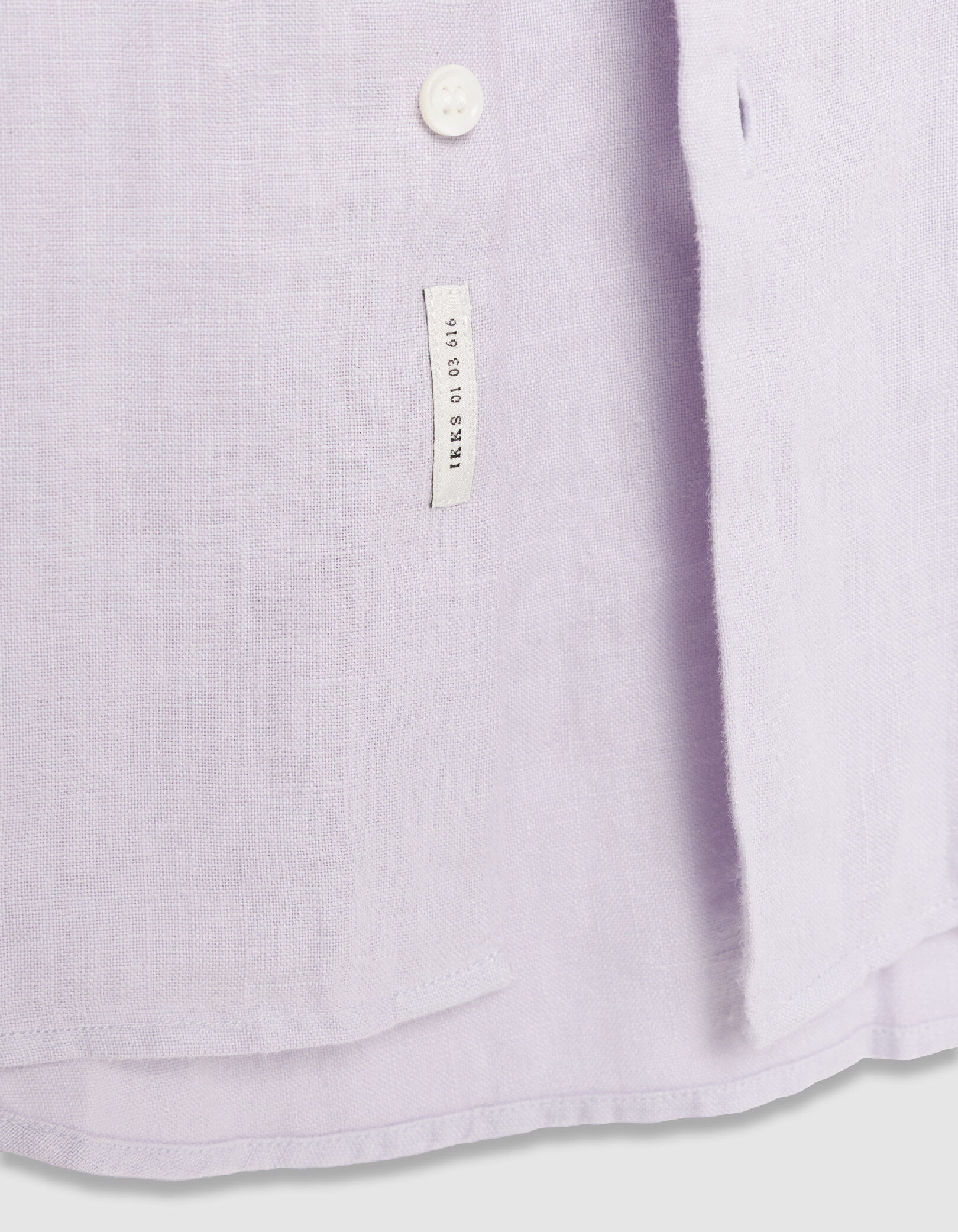 Chemise slim verte 100% lin Homme