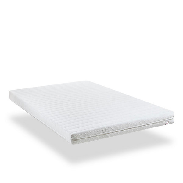 Pack Egio 90x190 cm Matelas Mousse   Sommier Métal   Accessoires