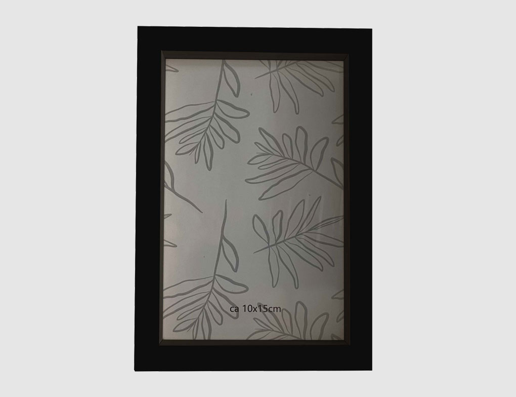 Bilderrahmen Schwarz 10 x 15 cm