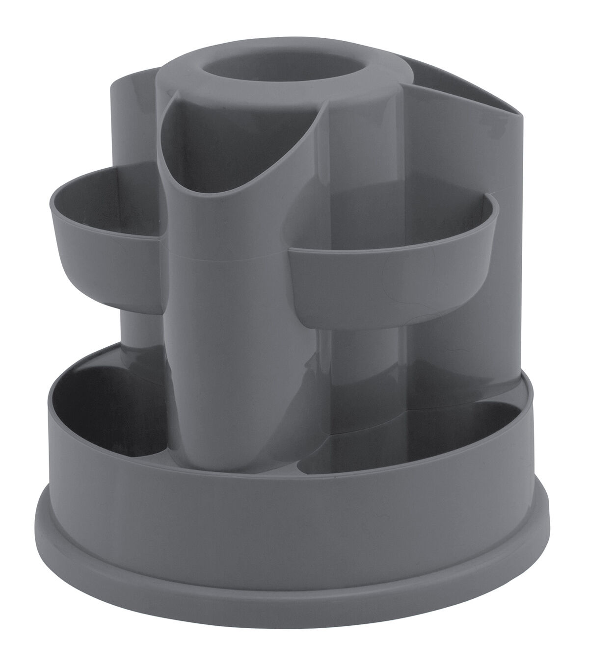 8 x 8 Gray Rotating Desktop Organizer