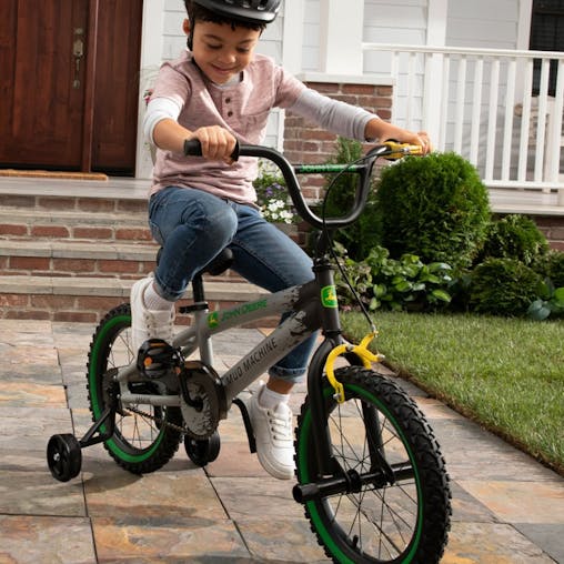 John Deere Mud Machine 16'' / 40cm BMX Bicycle w/ Training Wheels 4y