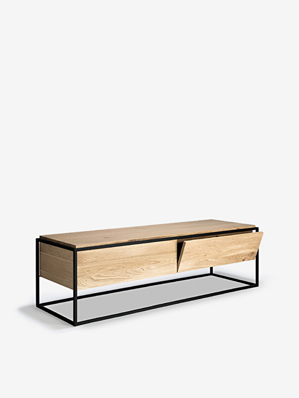 Meuble tv monolit - ethnicraft chene clair