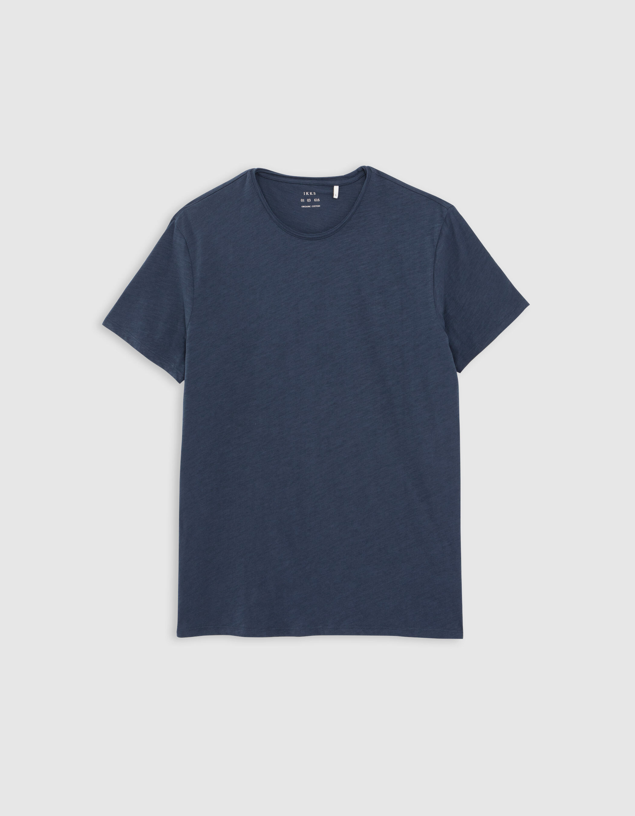 T-shirt L'Essentiel stuck coton bio col rond Homme
