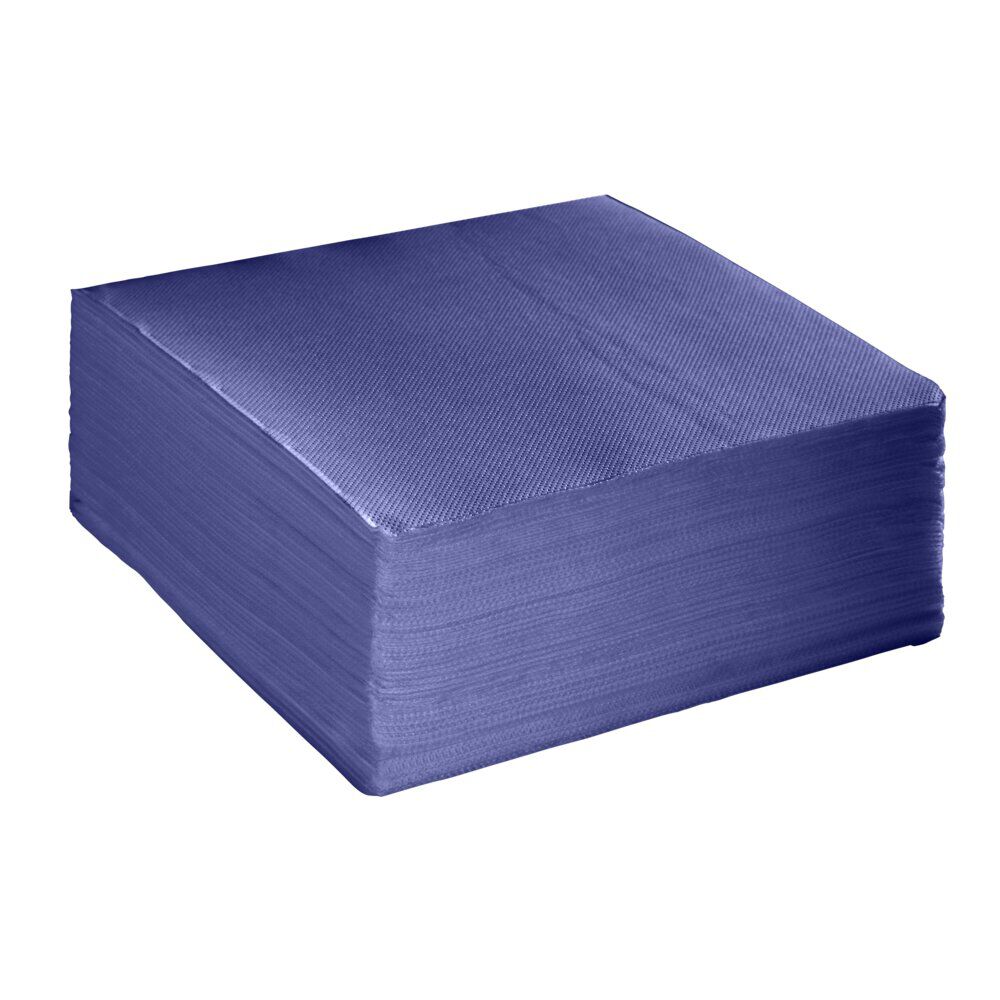 Serviette papier carré Bleu nuit x40