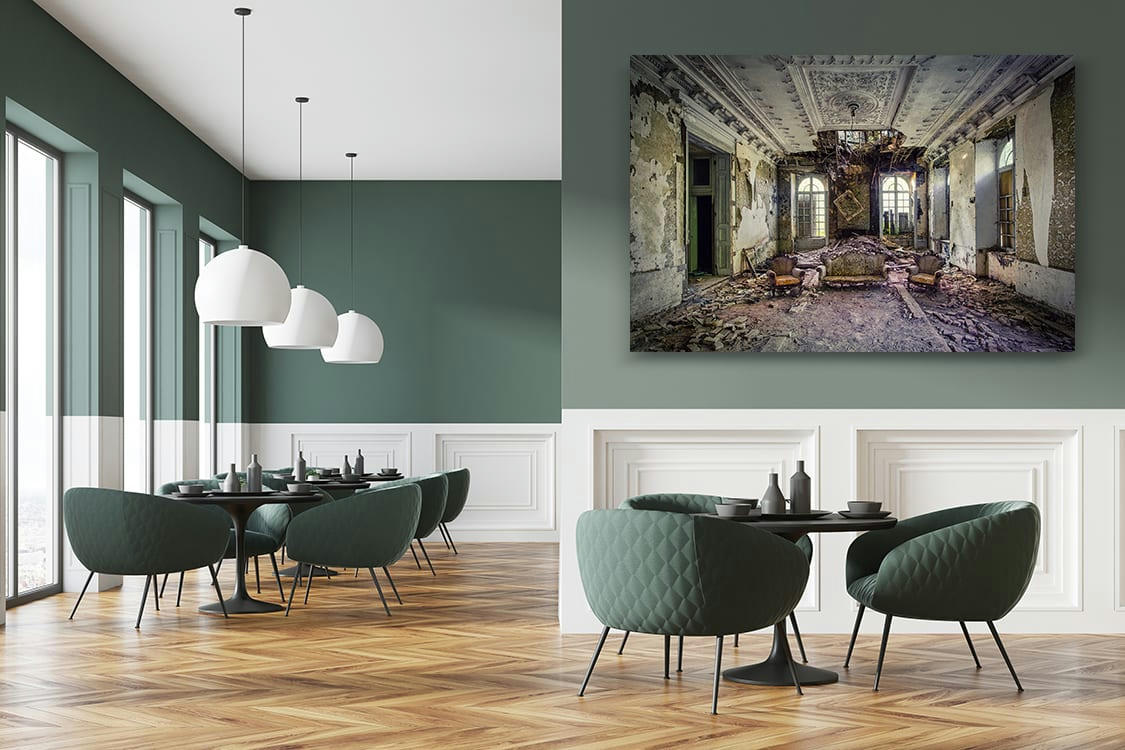 SACRÉ SOIRÉE - Photographie d'art de Gaëtan Chambon 60x90 cm sur plexi