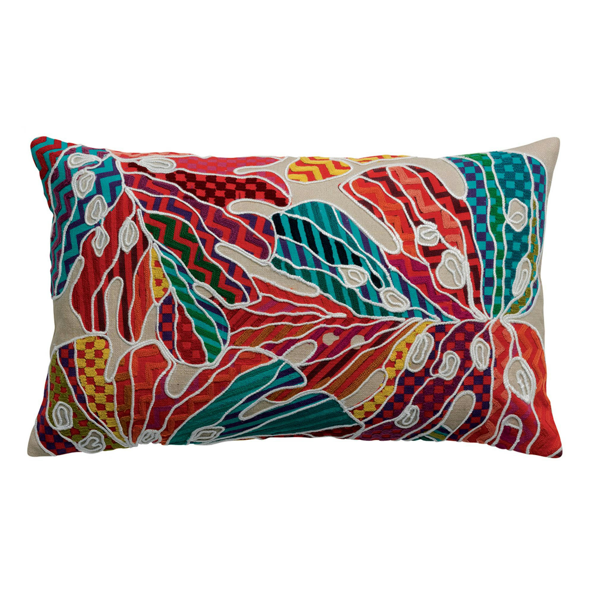 AMY - Coussin  en coton multico 30 x 50