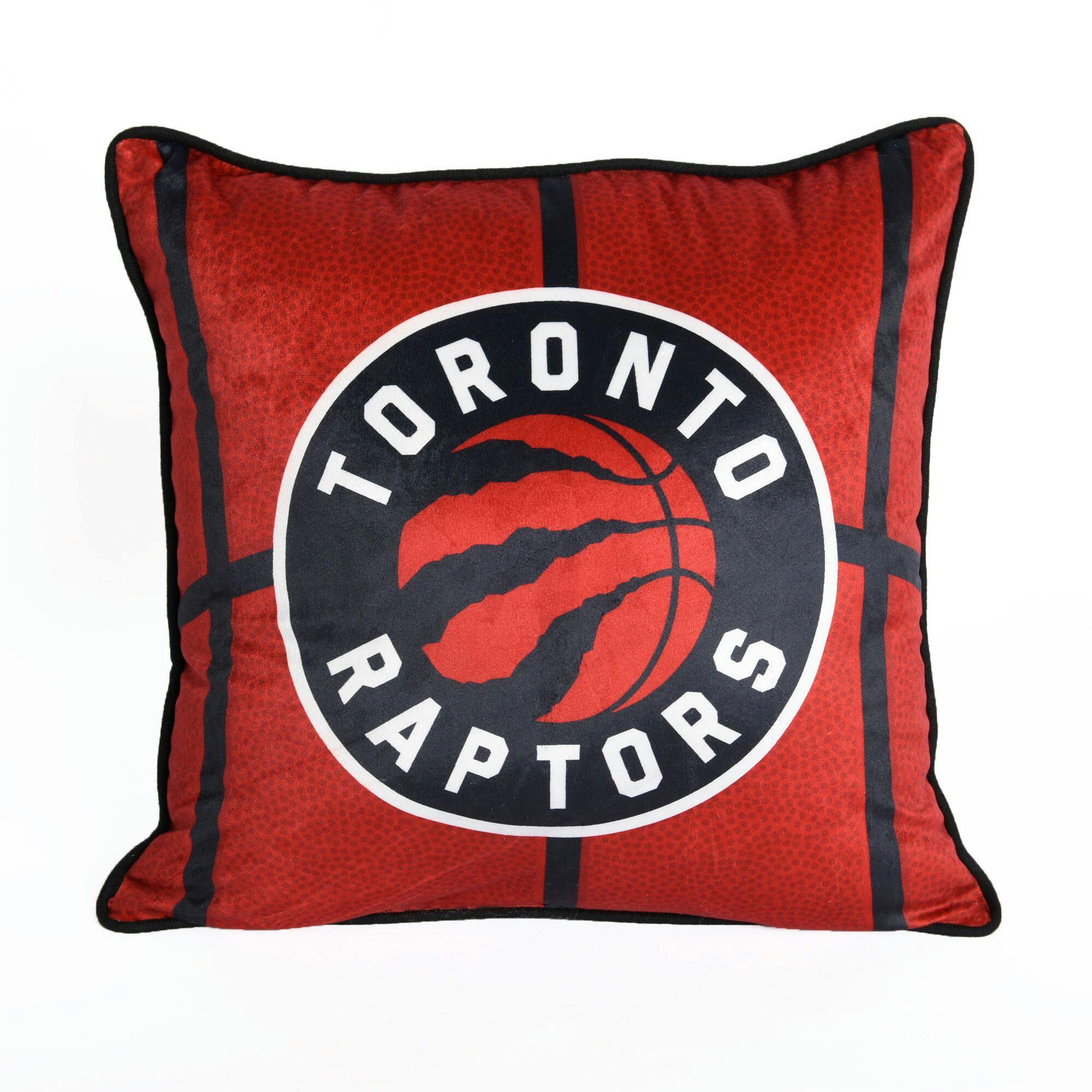 NBA Toronto Raptors Basketball Décor Throw Pillow For Fans, Red, 18-in x 18-in