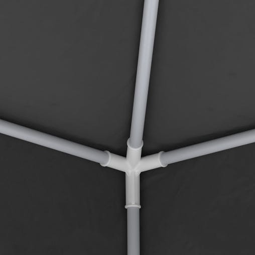 NNEVL Professional Party Tent with Side Walls 4x4 m Anthracite 90 g/m&sup2;