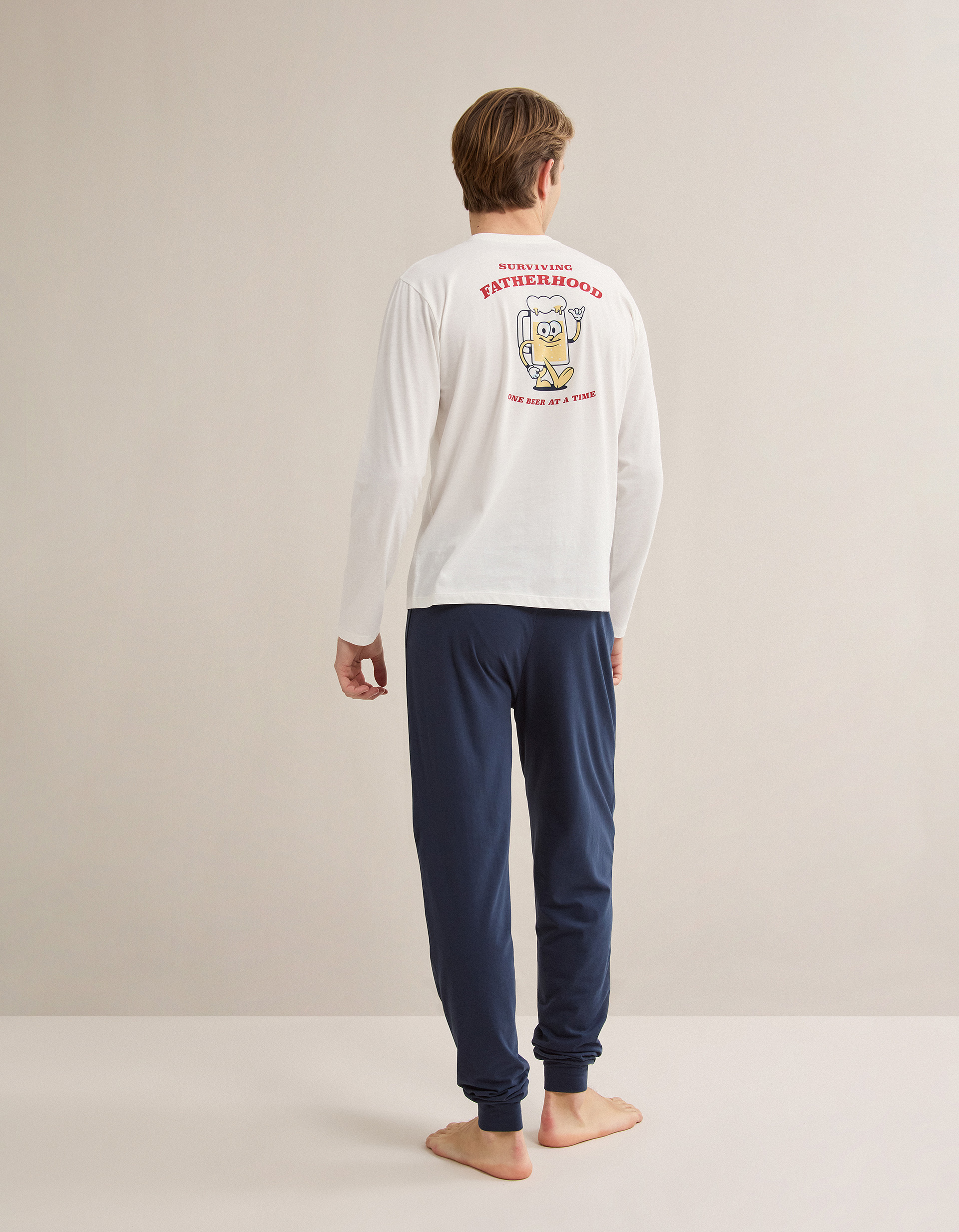 Pijama Dia do Pai, Homem, Branco
