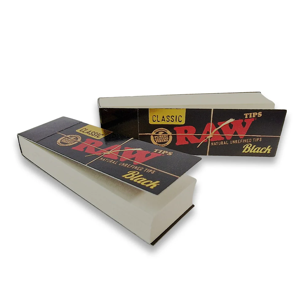 RAW BLACK Classic Natural Unrefined Paper Tips