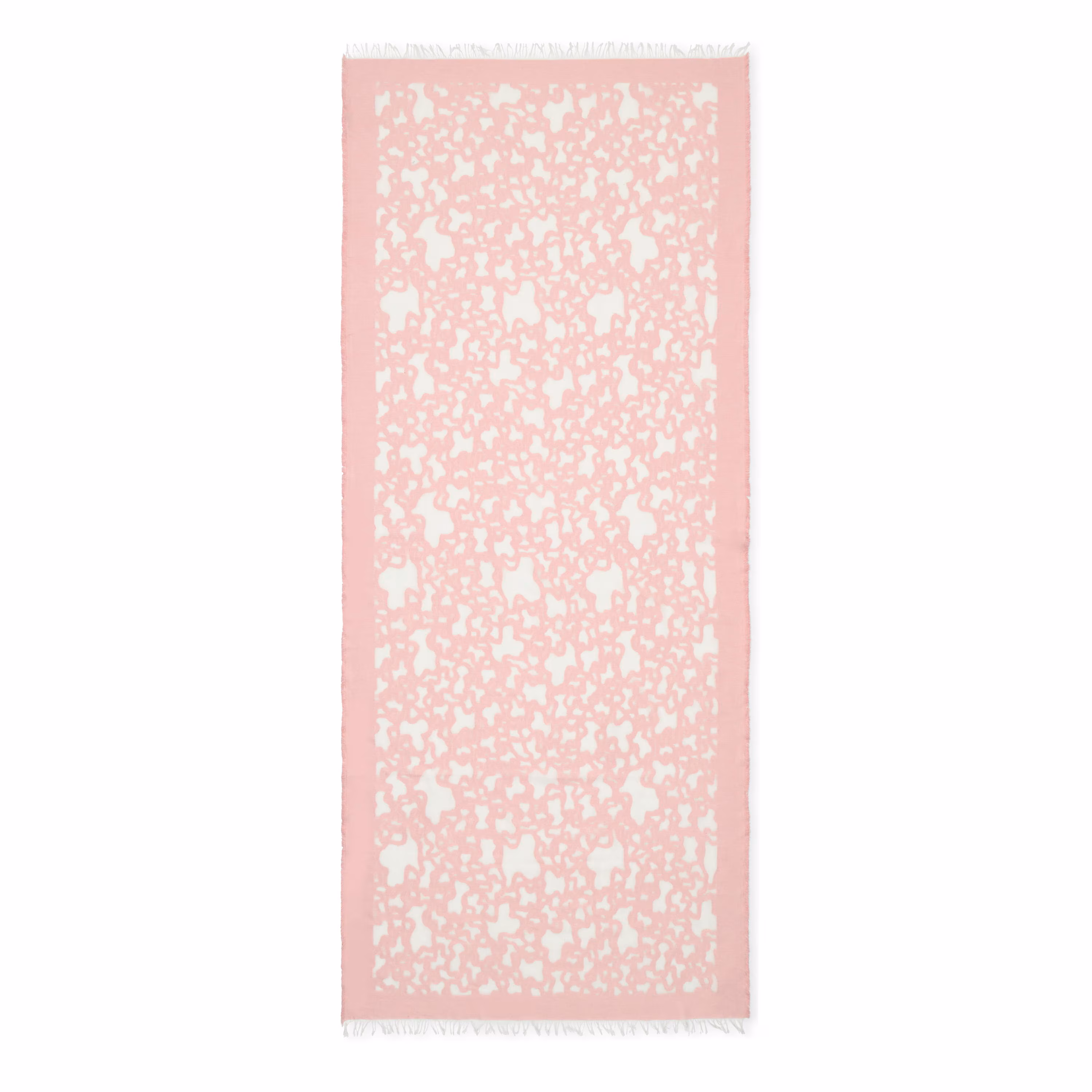 Foulard Kaos Devoré rosa oscuro