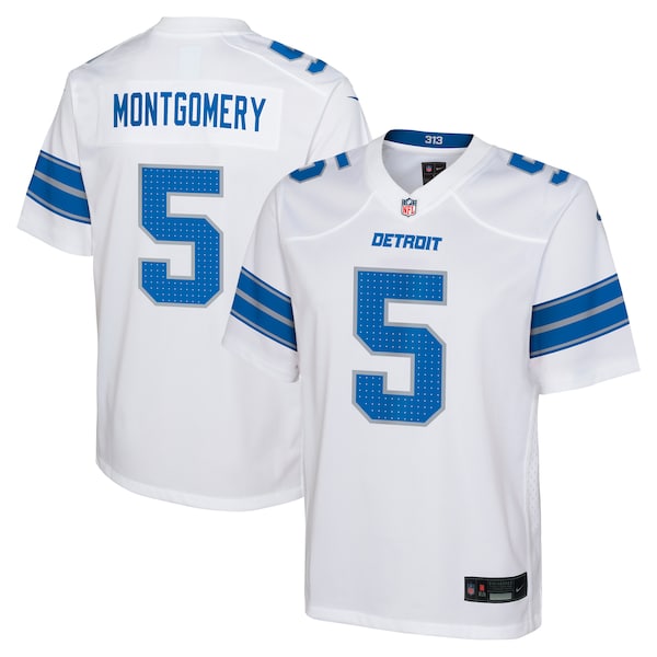 David Montgomery Detroit Lions Nike Youth Player Game Jersey - White