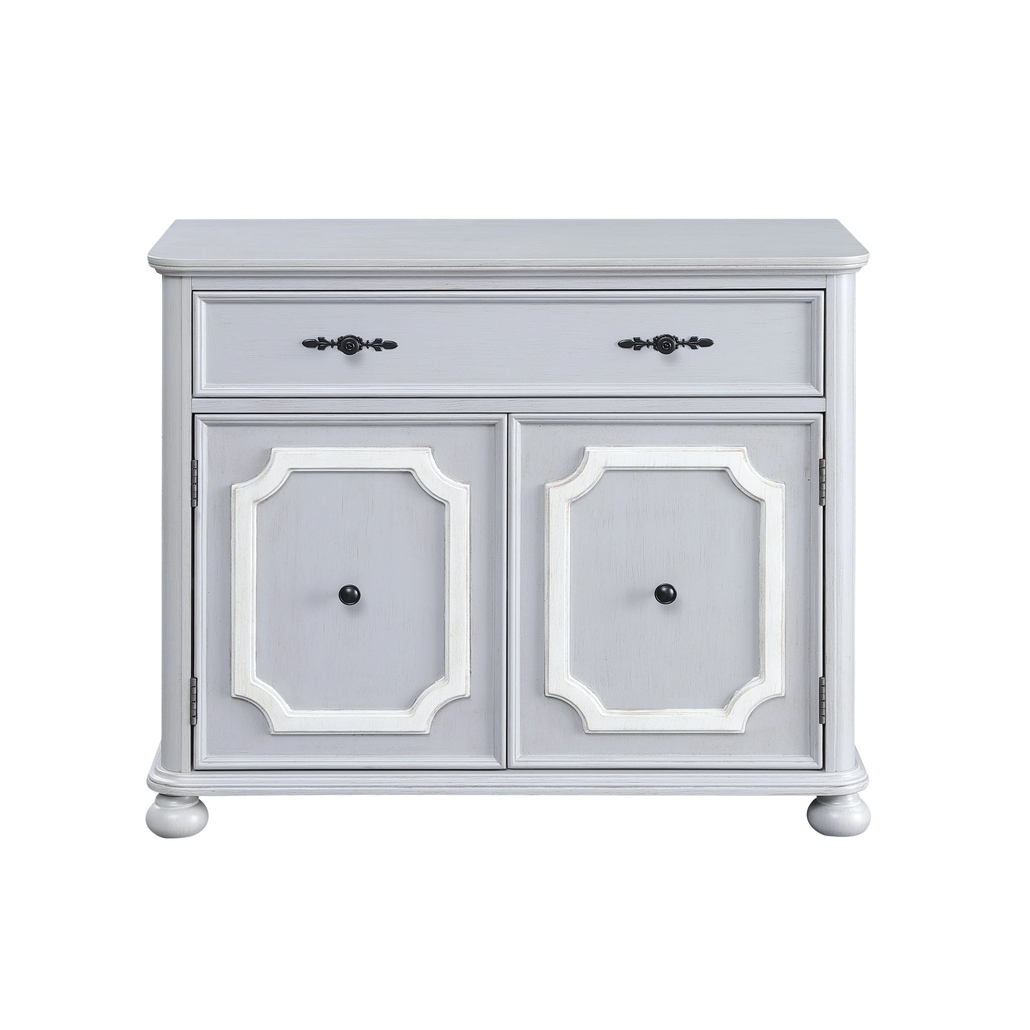 Gray Finish Cabinet