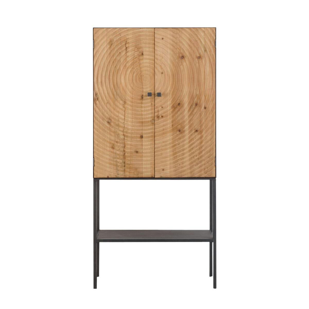 RONDIN - Armoire en métal gris 74 cm