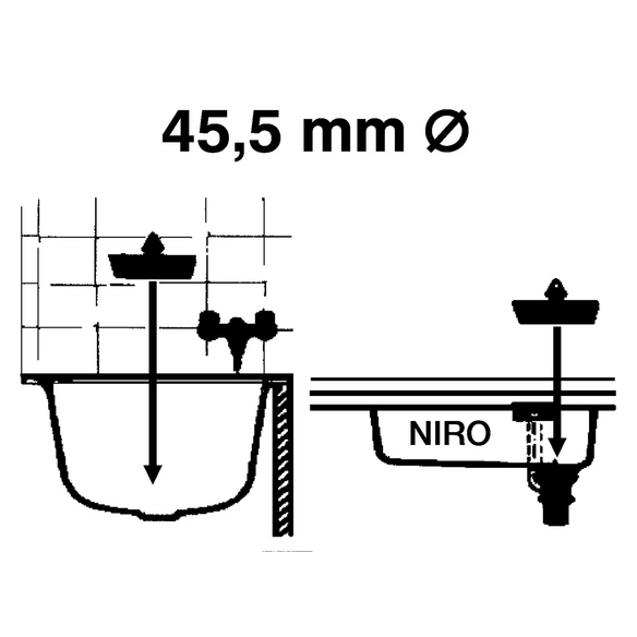 Ventilstopfen, Kunststoff, schwarz