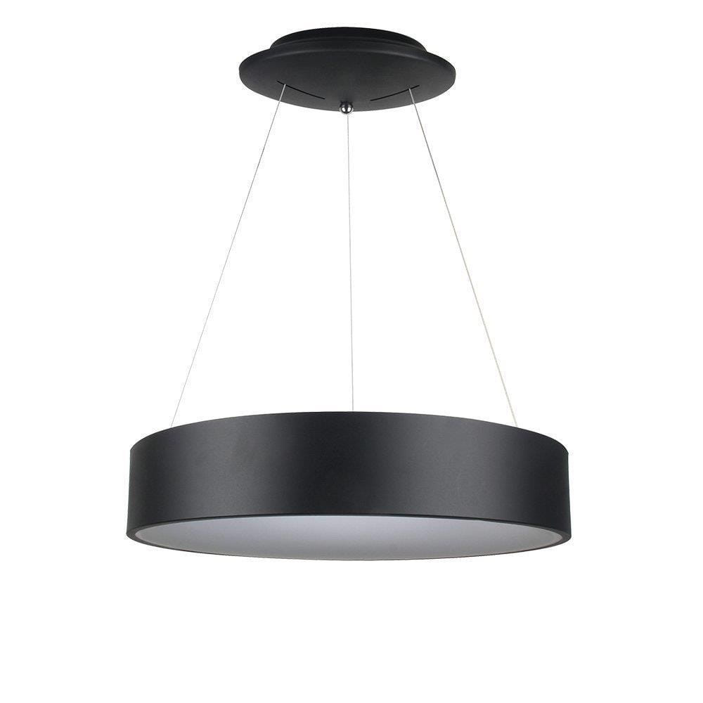 Lampa wisząca VT-25-1 czarno-biała LED 1x20W Ciepła biel 1500lm V-TAC