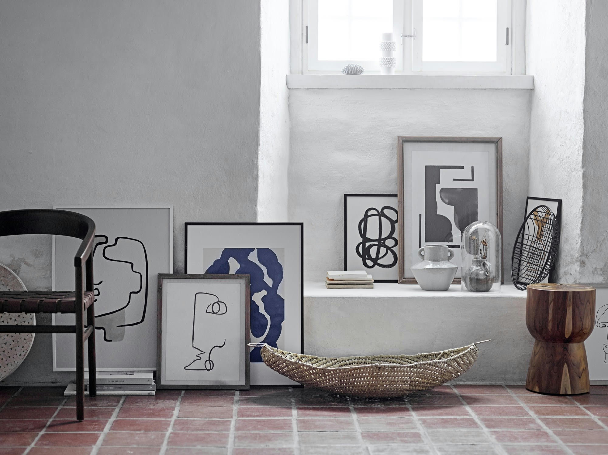 GAUDENT - Poster avec cadre en bois noir