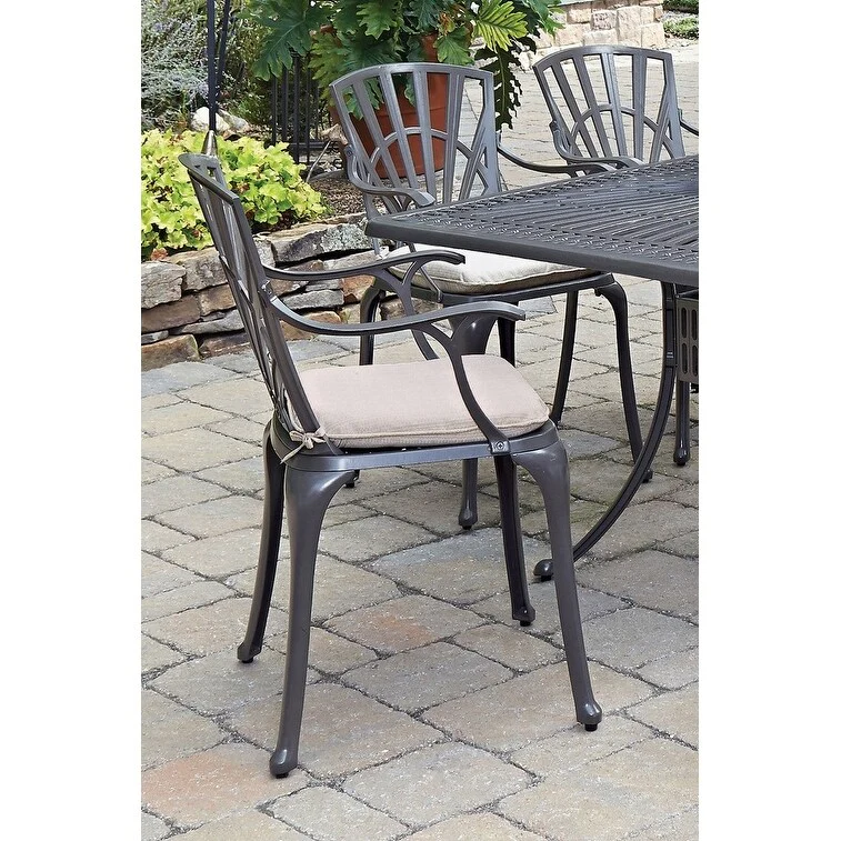 Grenada Gray Outdoor Chair Pair by homestyles