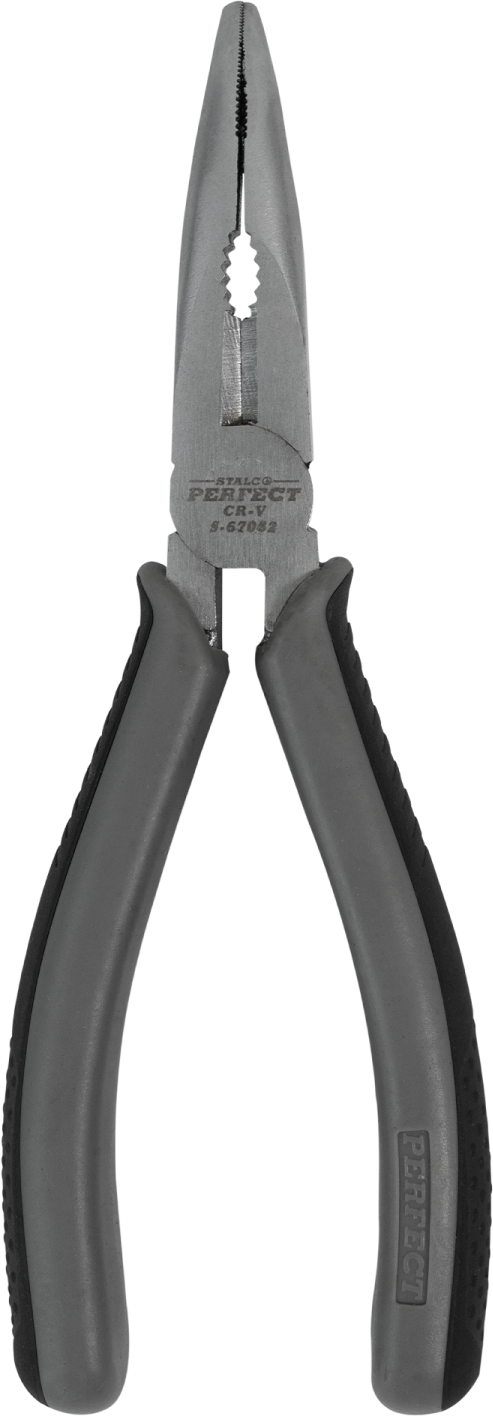 Szczypce wydłużone, wygięte 160 mm STALCO PERFECT S-67052