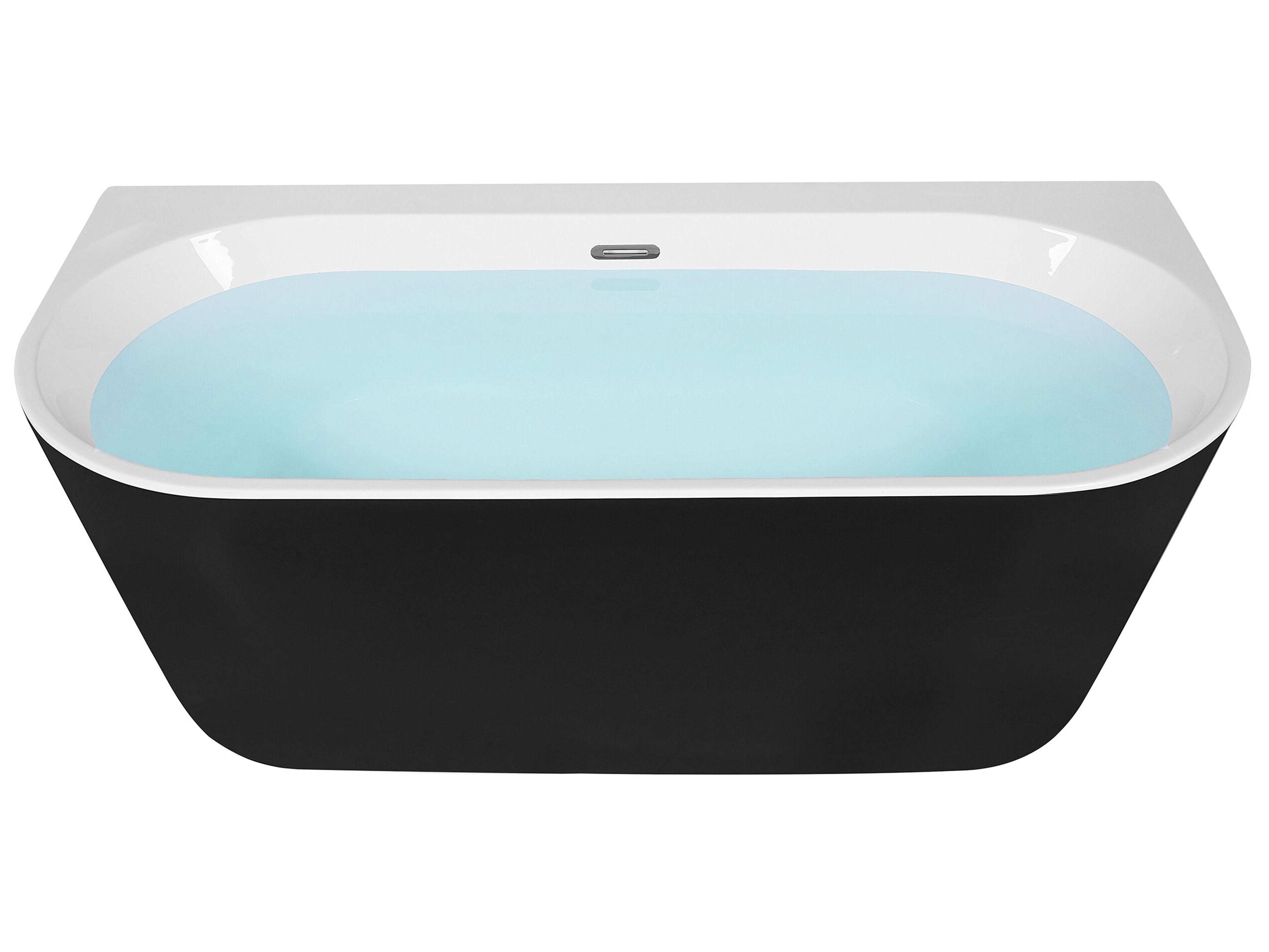 Bathtub HARVEY 1700 x 800 mm Black/ White