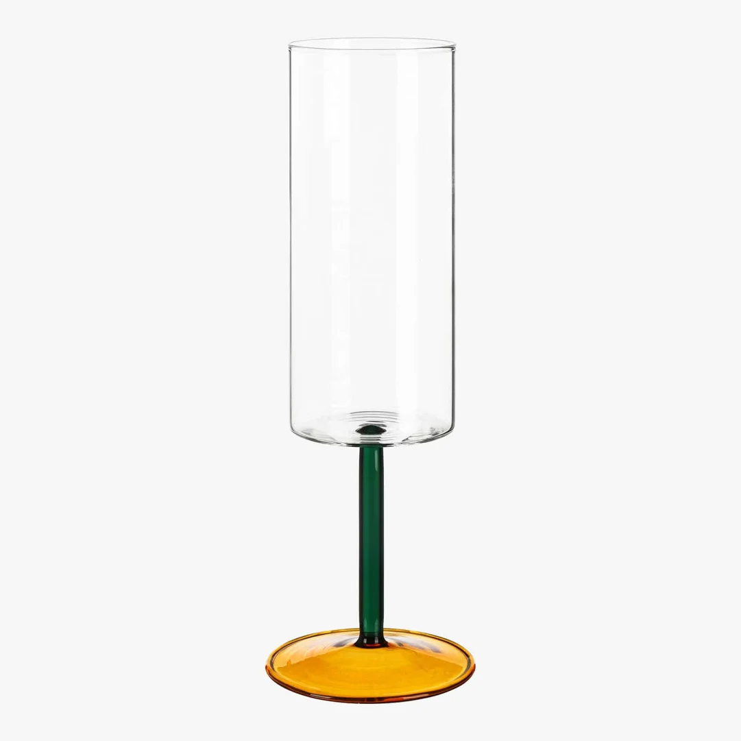 Sektglas Finn Türkis, ⌀ 5.5 cm, H 210 mm