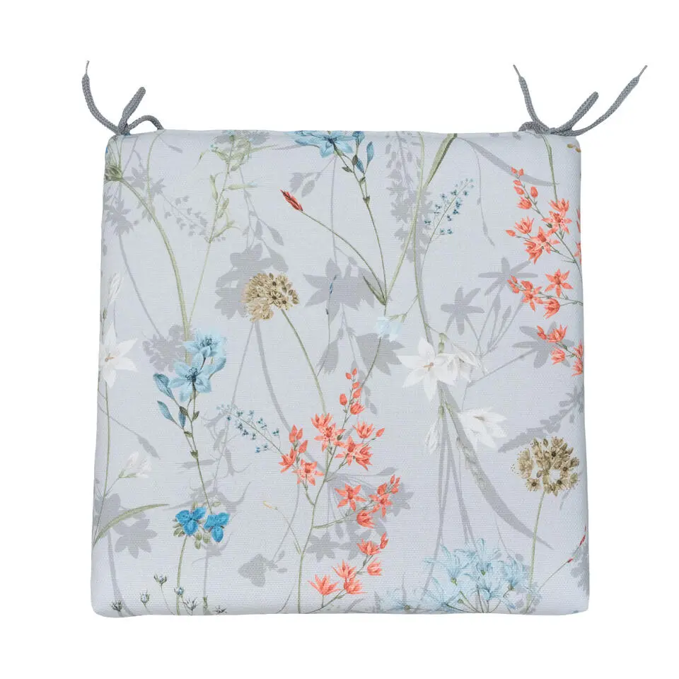 Madison - Zitkussen Eco-line - Blauw - 40x40x4,5cm - Set van 4