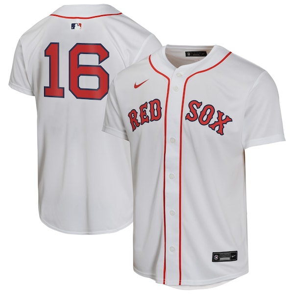 Jarren Duran Boston Red Sox Nike Youth Home Player Game Jersey - White
