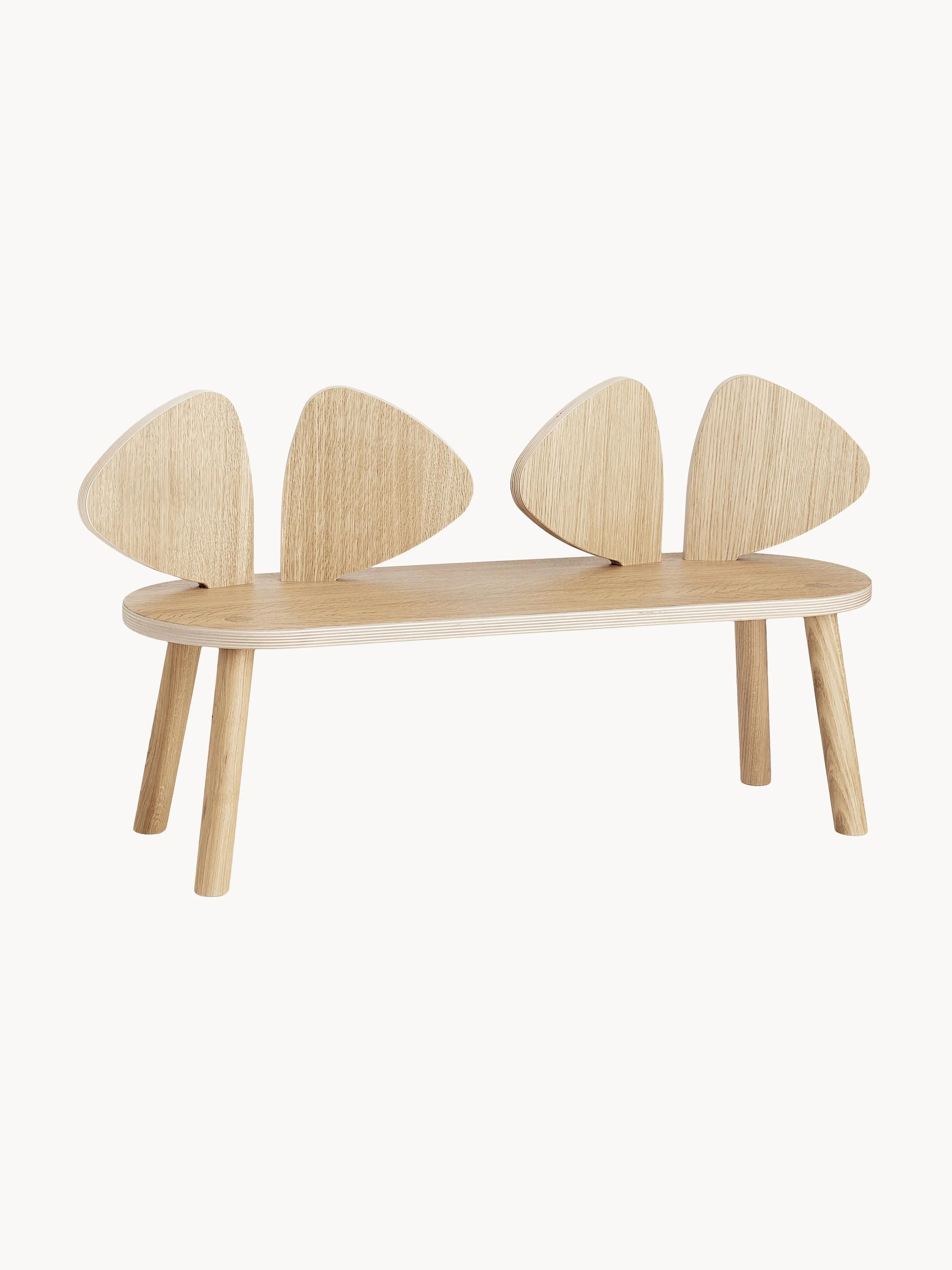 Kinder-Sitzbank Mouse aus Holz