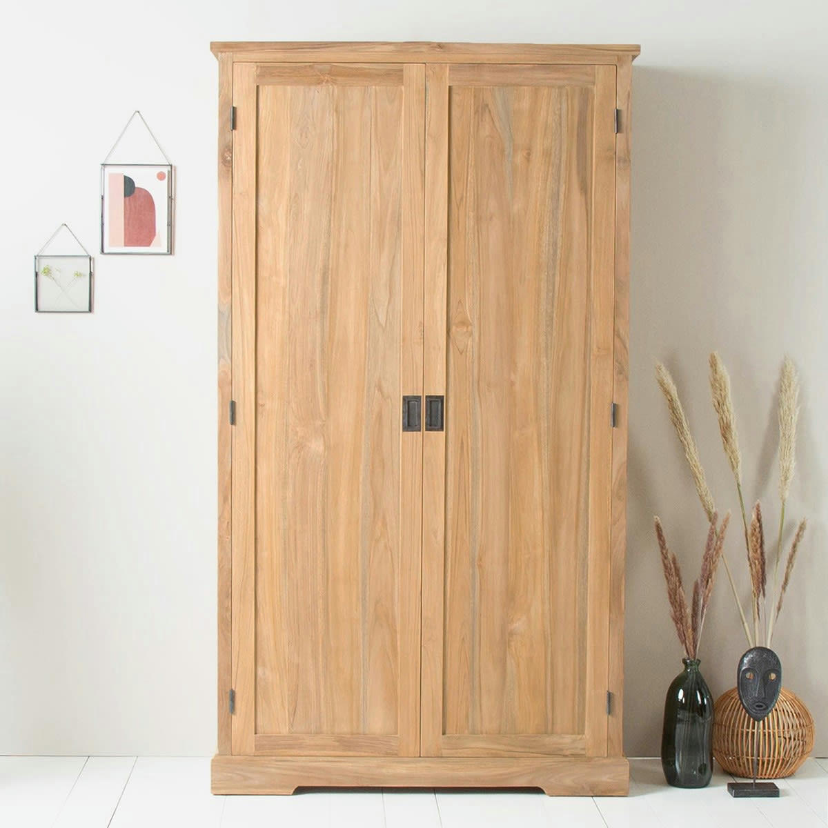 BOSTON - Armoire en teck massif