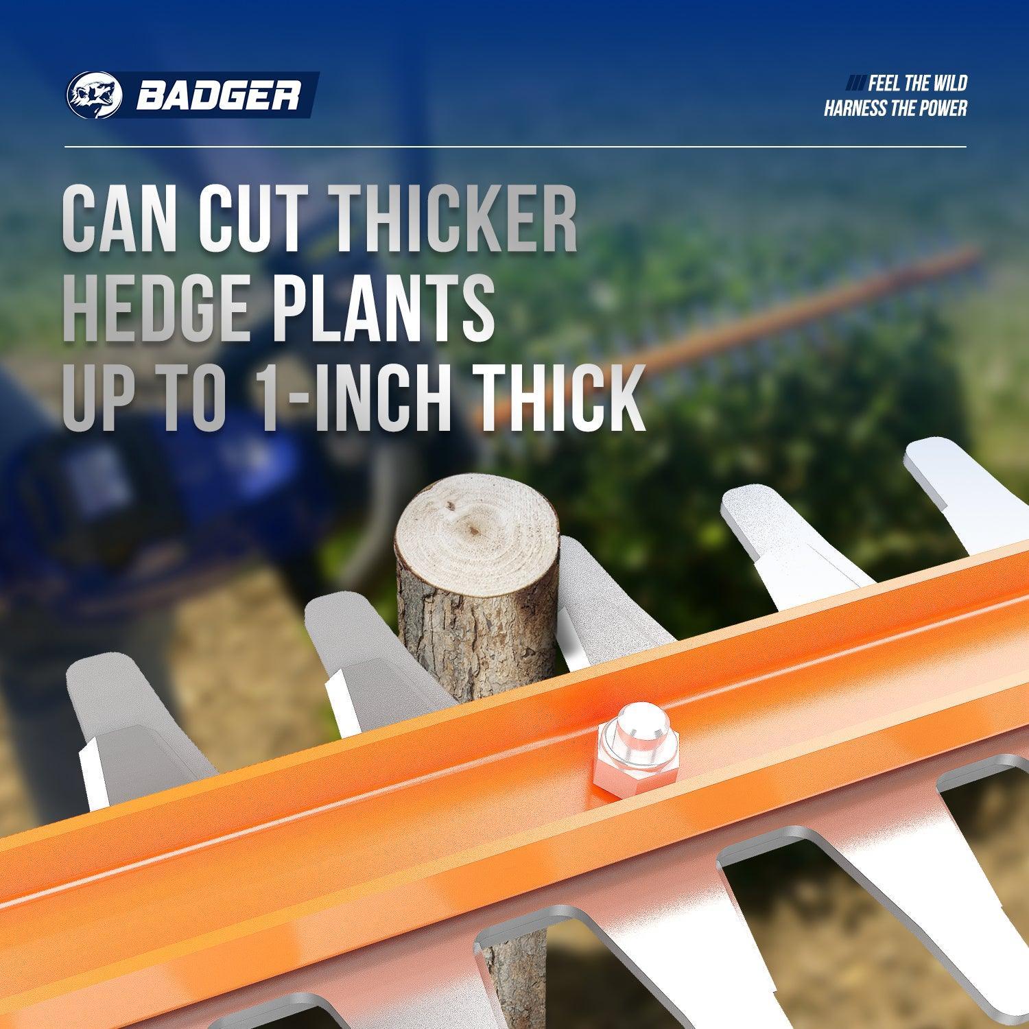 40V Hedge Trimmer Powerful Cordless Electric