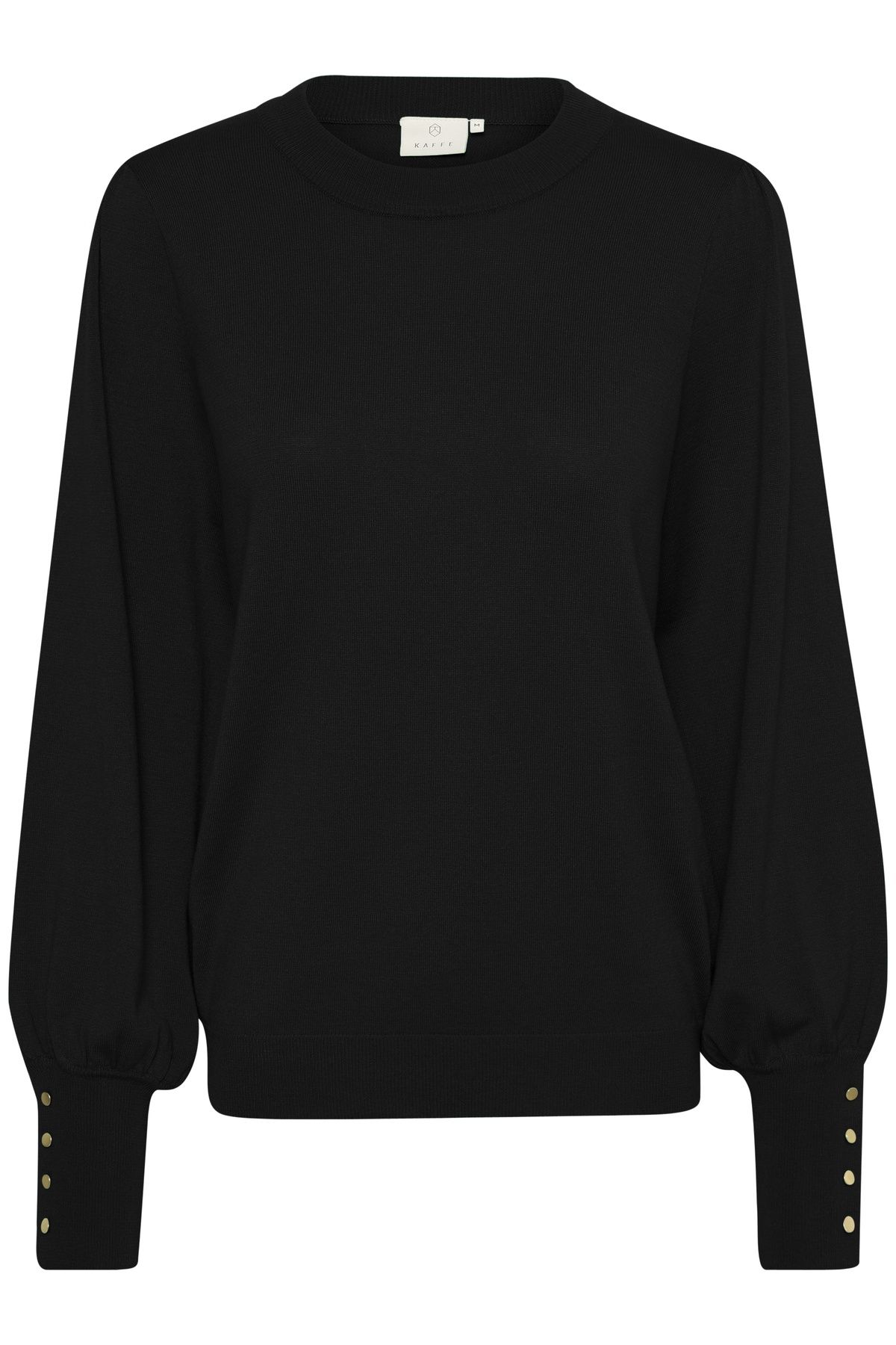 Kaffe Lizza Crew Neck Button Cuff Pullover