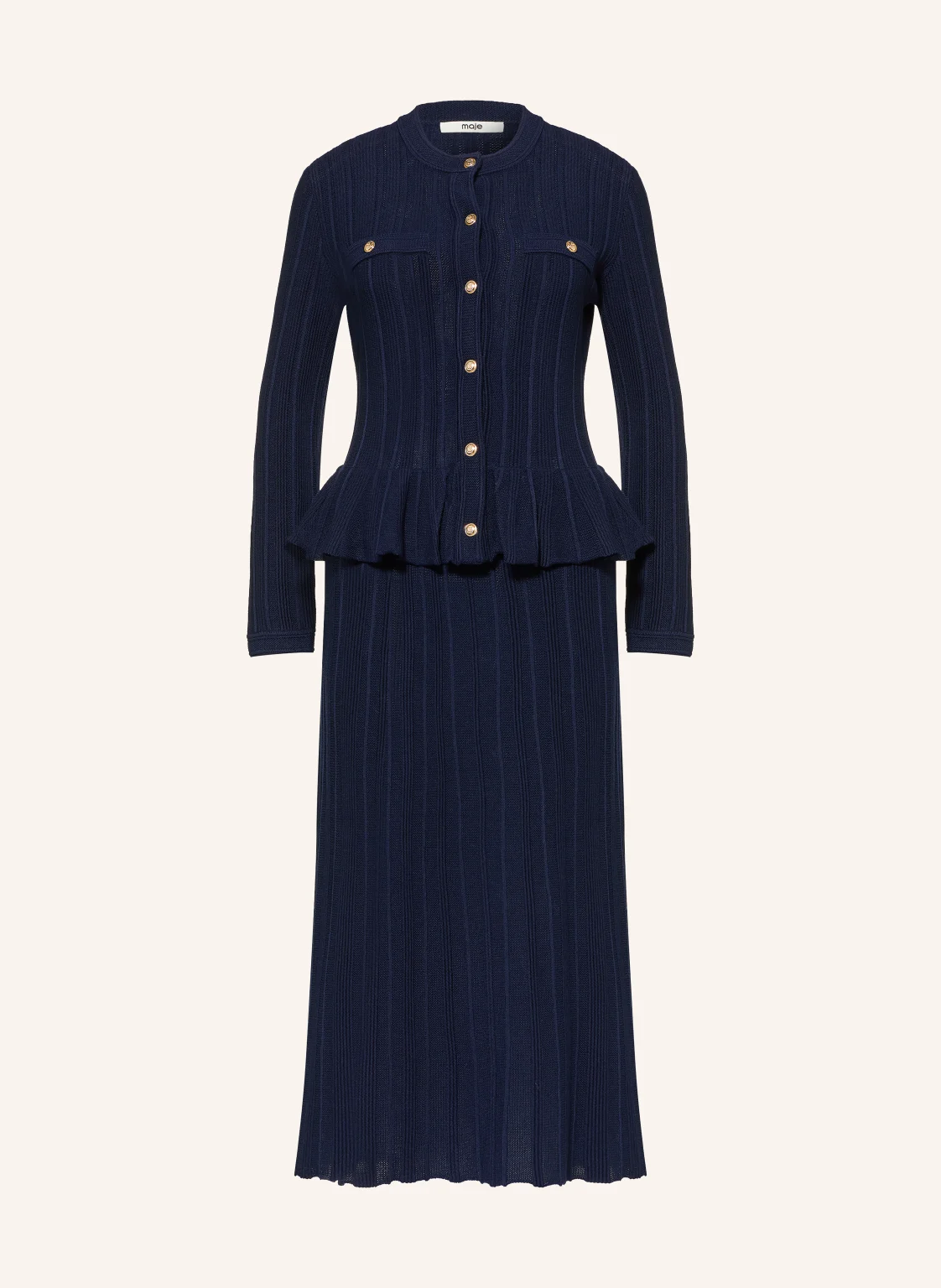 maje Strickkleid