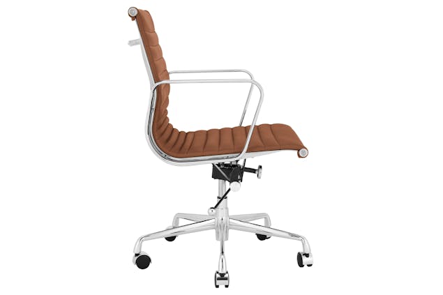 NNEKGE Replica Eames Group Standard Aluminium Low Back Office Chair