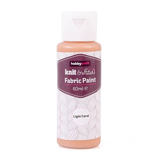 Light Coral Fabric Paint 60ml