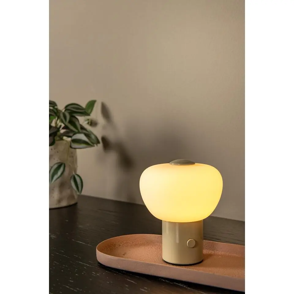 Lucide GUSTAV Tafellamp - Beige