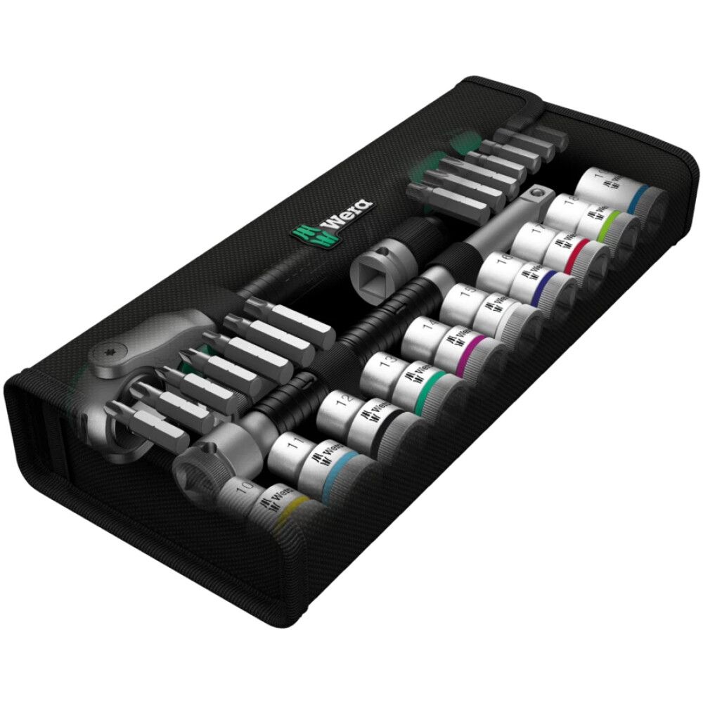 SKRALLESKAFTSETT WERA 1/2" 28 DELER