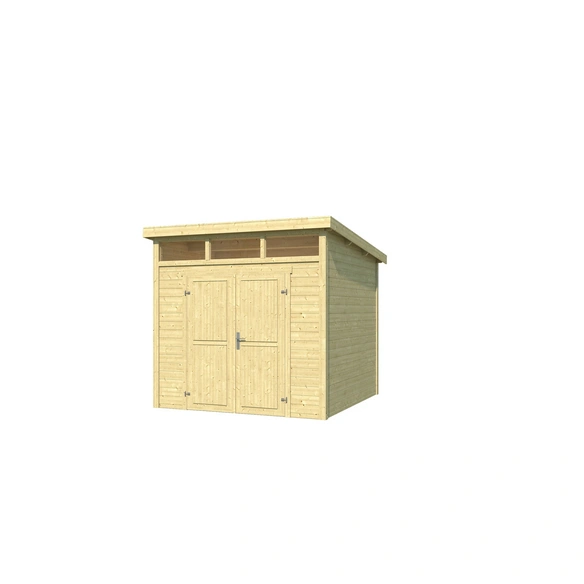 Gartenhaus »Kibo 3«, Holz, BxHxT: 270 x 245,1 x 274,1 cm (Außenmaße inkl. Dachüberstand)