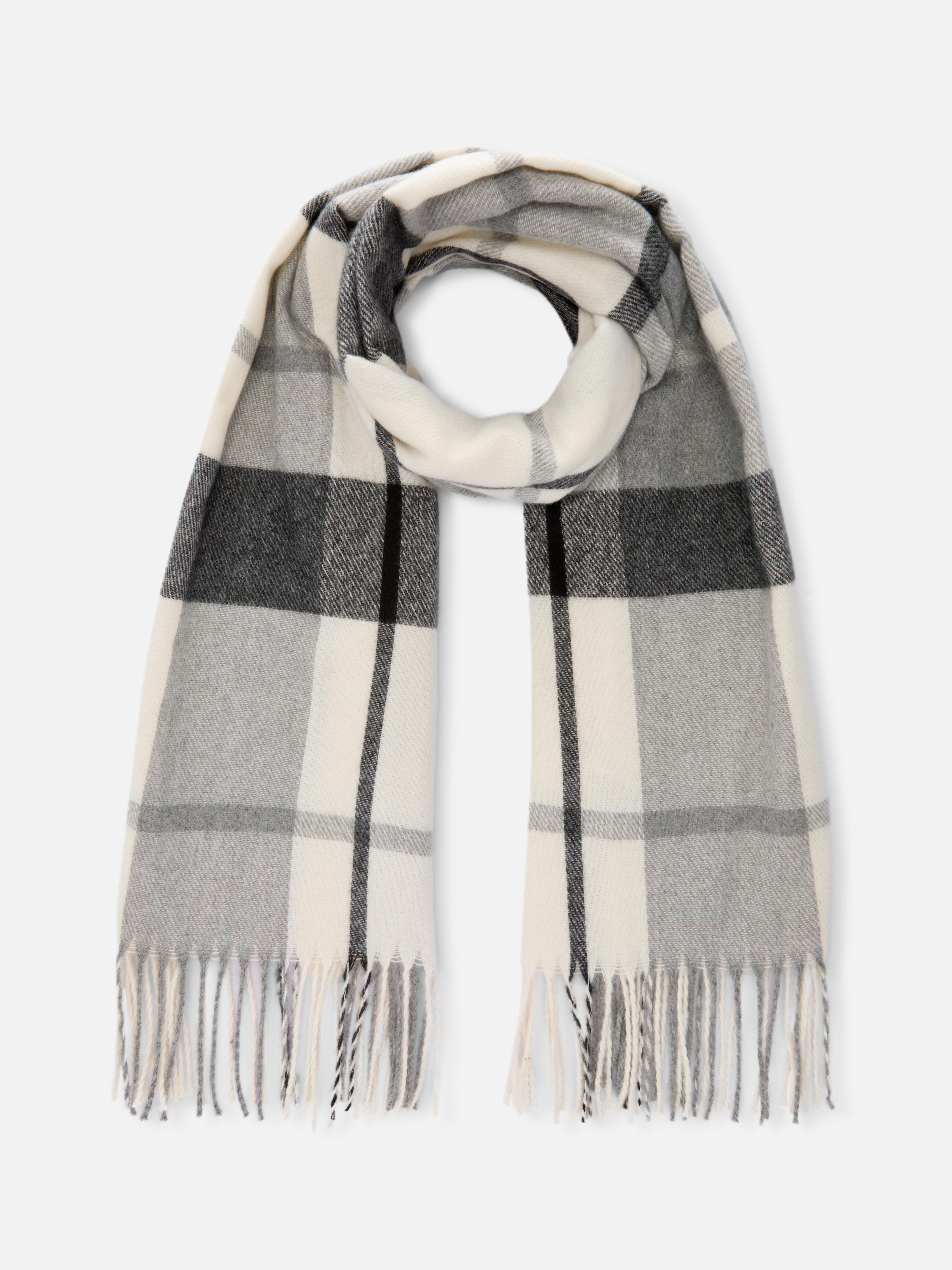 Printed Tassel Scarf