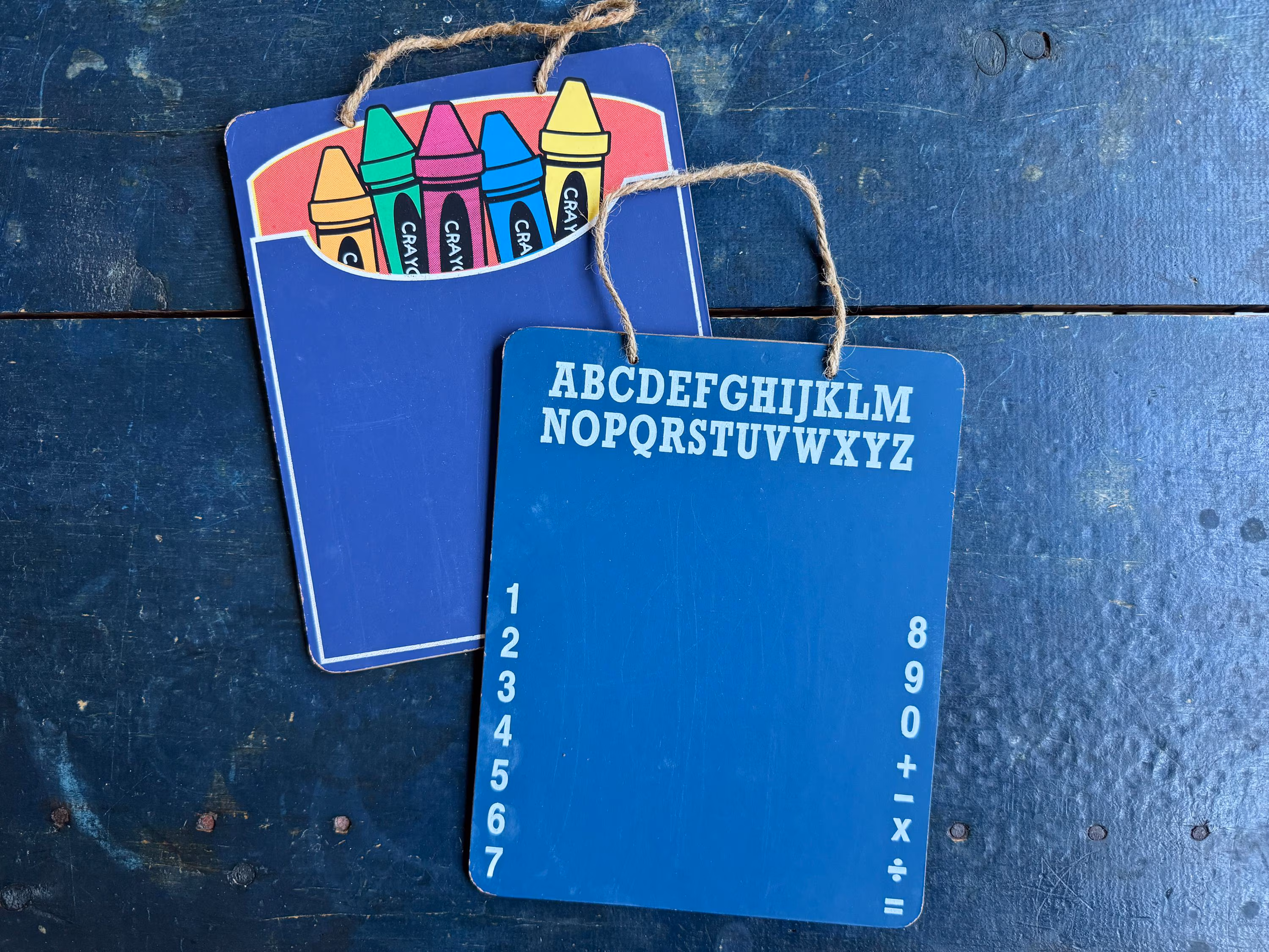 Vintage School Themed Chalkboards