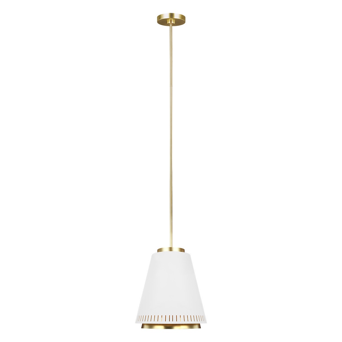 Lampa wisząca matowa biel Carter 1xE27x60W wym: 178,2x31,8x31,8 cm Feiss