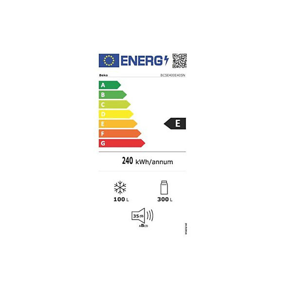 BEKO Réfrigérateur Intégrable Combiné - BCSE400E40SN