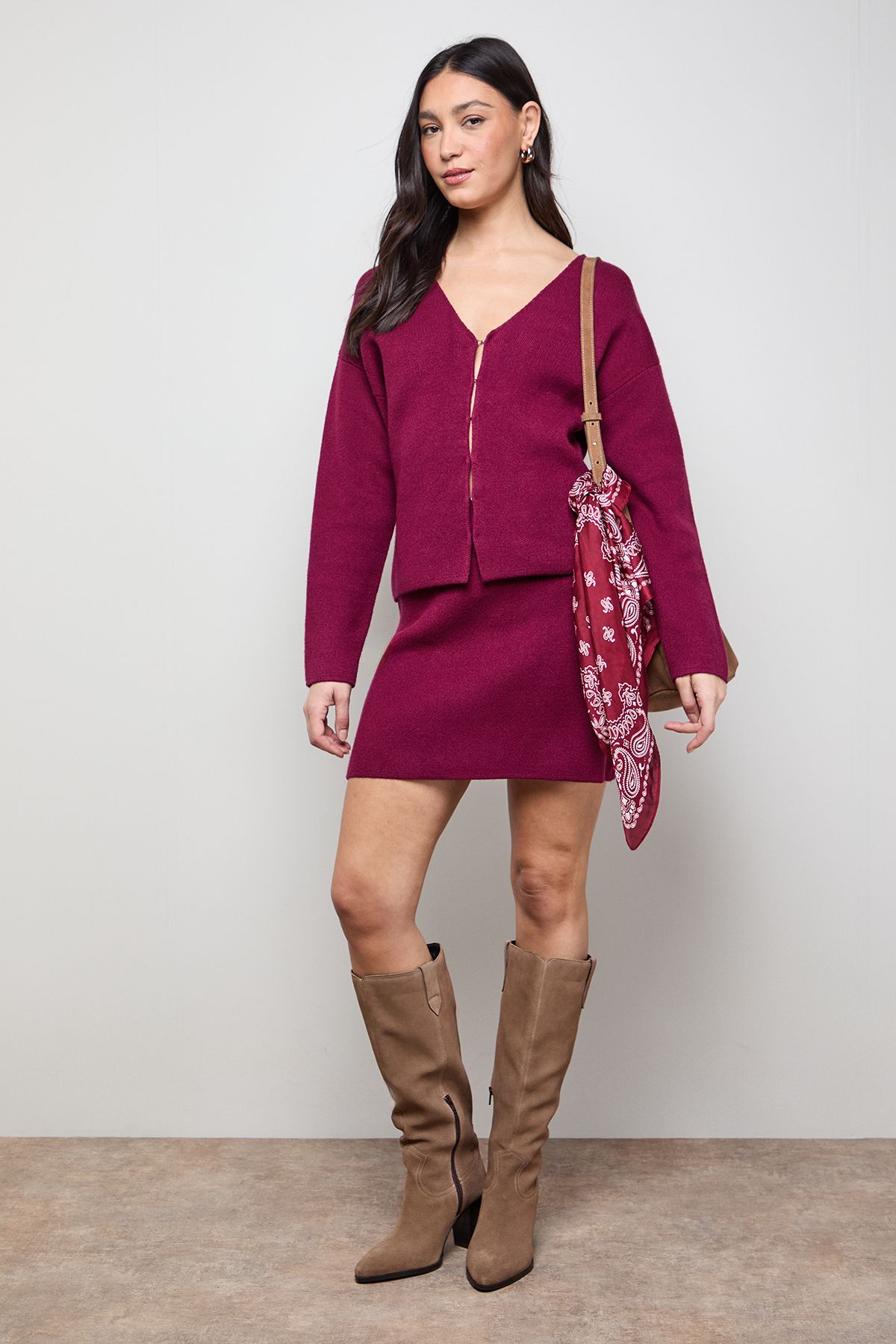 Oasis Edge to Edge Button Down Cardigan